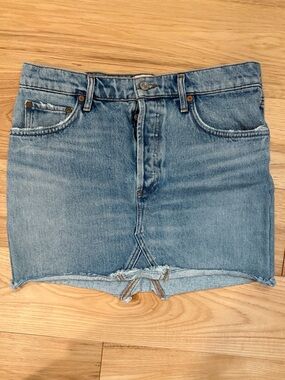Agolde Denim Mini Skirt